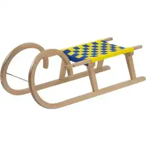 Hörnerschlitten Lion Bohema Rodel 90 Rodel Holz Natur One Size