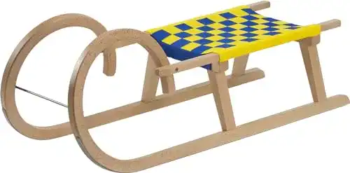 Hörnerschlitten Lion Bohema Rodel 90 Rodel Holz Natur One Size