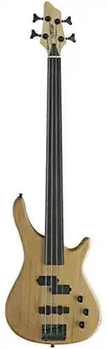 Bass Stagg BC300FL-NS Fusion Fretless E-gitarre natur