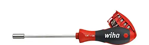 Wiha-Schraubendreher Wiha 3809 mit Bit Magazin magnetisch