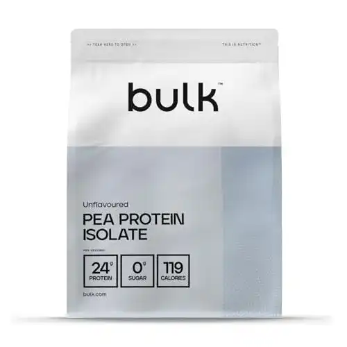 Erbsenprotein Bulk Isolat Pulver, Veganes Eiweißpulver, 1 kg