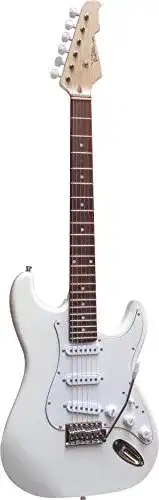 MSA-Gitarre MSA ELEKTROGITARRE WEIß – E-GITARRE
