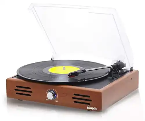 Plattenspieler Holz LAUSON JTF035 Vinyl Player, Retro, USB