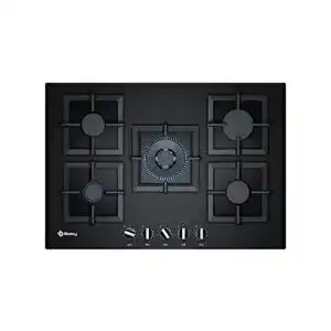Gaskochfeld 75 cm Balay 3etg676hb eingebaut Gas schwarz