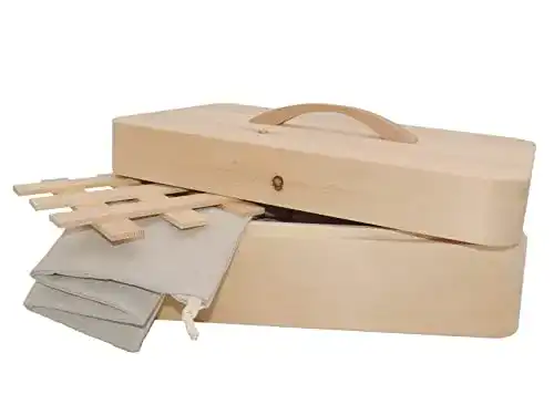 Brotkasten Zirbenholz JOWE ® Zirbenbrotdose mit Zubehör