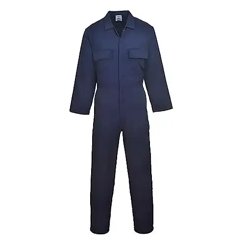 Blaumann Portwest Euro Work Polykatoen Overall, Blau Navy, XL