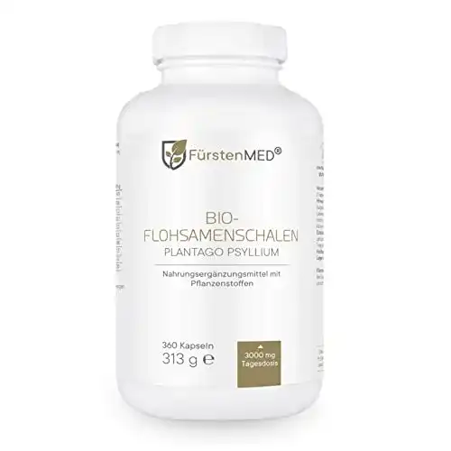 Die beste Flohsamenschalen-Kapseln FürstenMED ® 360 Bio 2026 Test Bestseller Flohsamenschalen-Kapseln FürstenMED ® 360 Bio