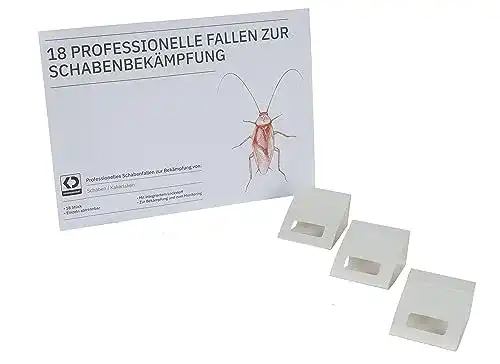 Schabenfalle Köder-Discount : 18 n Kakerlaken- Klebefalle
