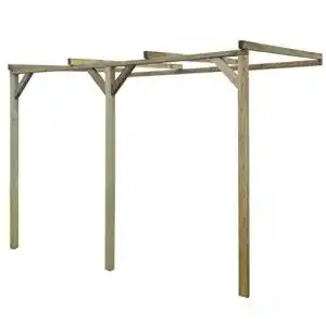 Terrassenüberdachung vidaXL Holz 3m Pergola Veranda