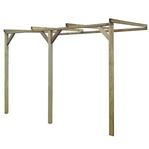 Terrassenüberdachung vidaXL Holz 3m Pergola Veranda