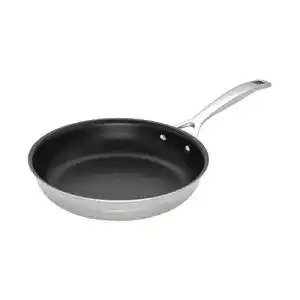 Pfanne 24 cm LE CREUSET 3-ply Antihaft-Bratpfanne, Edelstahl