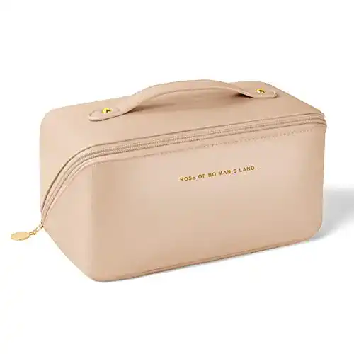 Kosmetiktasche Aucuu Reise, PU Leder Tragbar Reise Tasche