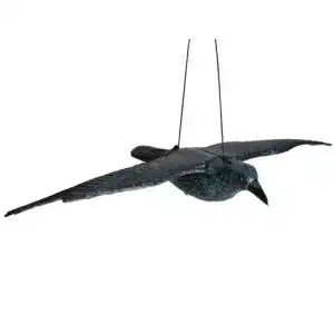 Taubenschreck Hillfield Schwarzer Rabe fliegend 80cm Spannweite
