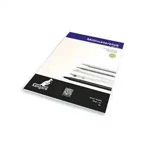 Millimeterpapier Kangaro A4 block 25 Blatt K-5594 21×0.3×29.3