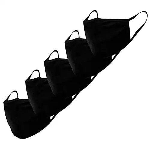 Mundschutz KUNSTIFY Stoffmasken – 5er Set – Baumwolle unisex