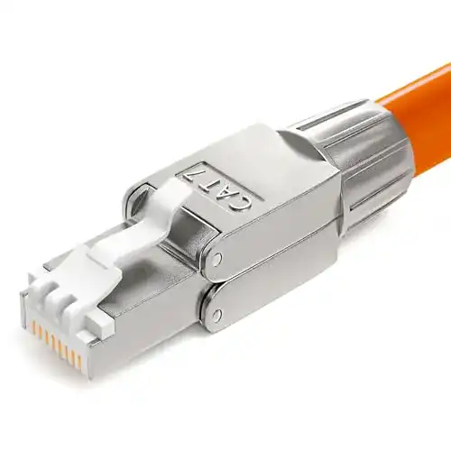 RJ45-Stecker HB-DIGITAL 1x CAT.7, auf Schneidklemme LSA