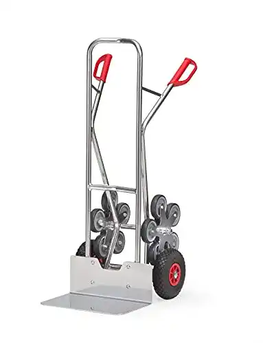 Treppenkarre Fetra AK1328 Alurohr-, Traglast 200 kg, Luftbereifung