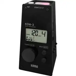 Metronom KORG KDM3, digitales in Pyramidenform, schwarz