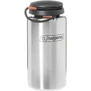 Nalgene Trinkflasche Nalgene Trinkflasche Steel 1L, Silber, 1,1L