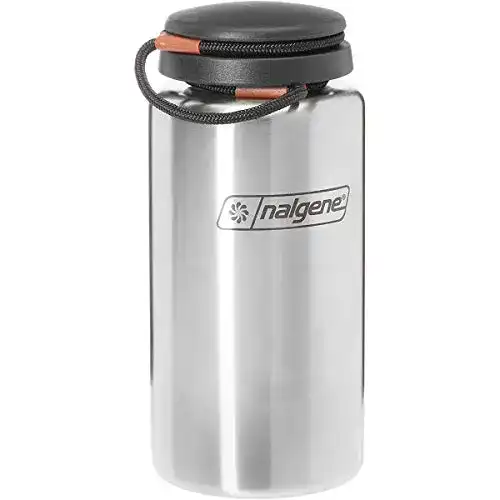 Nalgene Trinkflasche Nalgene Trinkflasche Steel 1L, Silber, 1,1L