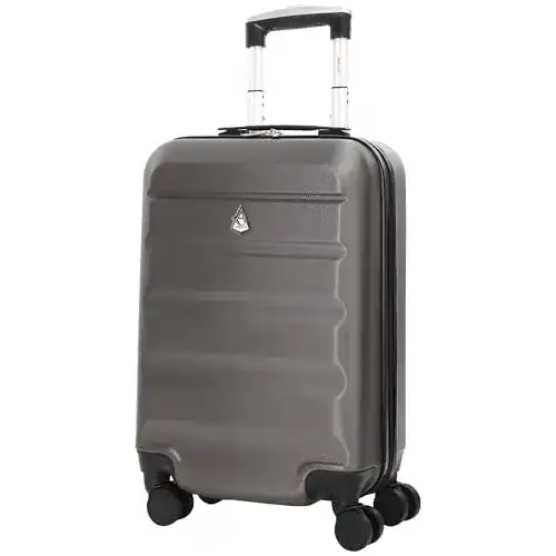 Leichte Koffer Aerolite Leichter ABS Hartschale 4 Rollen