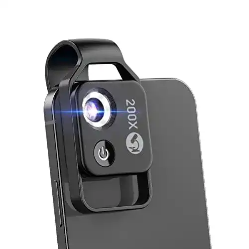 Handy-Mikroskop APEXEL 200-faches Mikroskop für Smartphone-Kamera