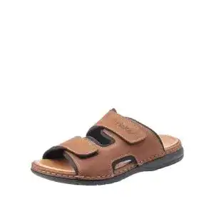 Pantoletten Rieker Herren 25559, Braun, 43 EU