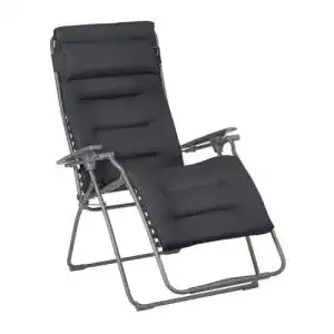 Lafuma-Liegestuhl Lafuma Futura XL Be Comfort® Relaxliege Dark Grey