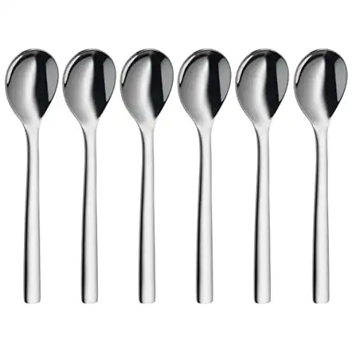 Eierlöffel WMF -Set 6-teilig Nuova Cromargan Edelstahl rostfrei