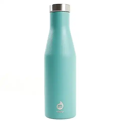 Mizu-Trinkflasche Mizu S4 Edelstahl, Spearmint, 415 ml