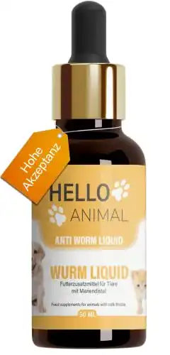 Wurmkur Katze Hello Animal NEU: HelloAnimal® Wurm Liquid