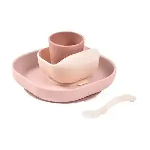 Babyteller Saugnapf Béaba BÉABA, Baby-Geschirrset aus Silikon