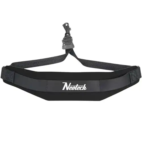 Saxophongurt Neotech , , weich Normal, Haken mit Drehgelenk Regular schwarz 1901162