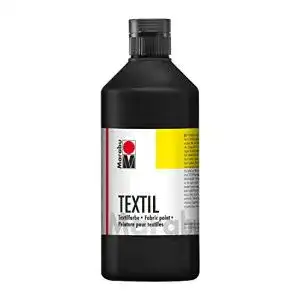 Textilfarbe Schwarz Marabu 17160075073, 500 ml, Wasserbasis