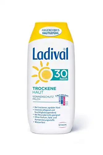 Ladival-Sonnencreme Ladival Trockene Haut LSF 30 Milch, 200 ml