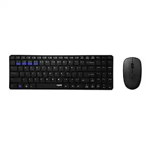Rapoo-Tastatur Rapoo 9300M kabelloses ultraschlankes Deskset