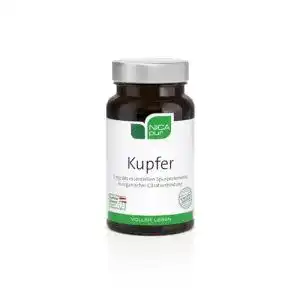 Kupfer-Tabletten NICApur Kupfer, ohne Zusatzstoffe, 60 Kapseln