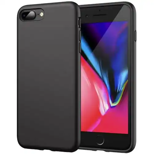 iPhone-8-Plus-Hüllen JETech Silikon Hülle, Mikrofaser-Innenfutter