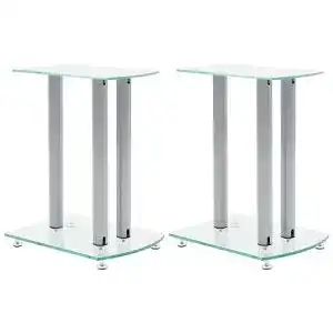 Lautsprecherständer vidaXL 2X Luxus Glas Lautsprecher