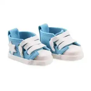 Tortenfiguren Bombasei, Zucker Fondant Babyschuhe blau 150 g