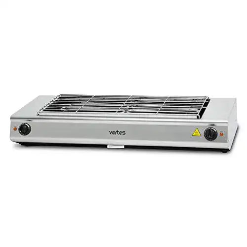 Gastrogrill Eberth vertes BBQ Grill Elektrogrill 4800W Edelstahl