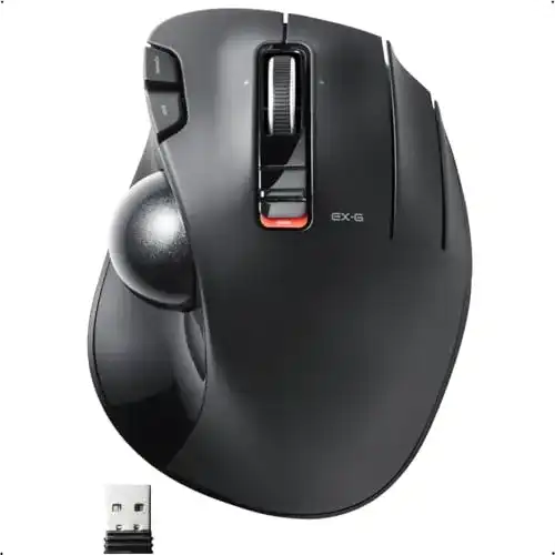 Trackball-Maus ELECOM M-XT3DRBK Wireless Trackball Mouse