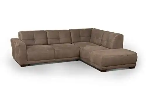 Ecksofa CAVADORE “Modeo”, Schlafsofa mit Federkern