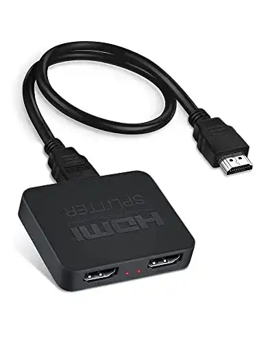 HDMI-Splitter 1 in 2 out avedio links 4K@60HZ HDMI Splitter