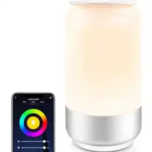 Stimmungslicht LEPRO Nachttischlampe Touch Dimmbar Smart