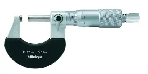 Bügelmessschraube Mitutoyo 102-301 Werkszertifikat DIN 863/1