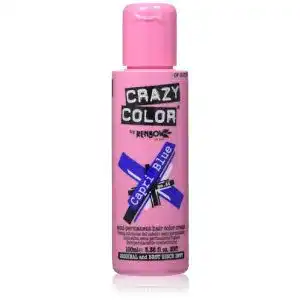 blaue Haarfarbe Crazy Color 2x Semi-Permanent 100ml Capri
