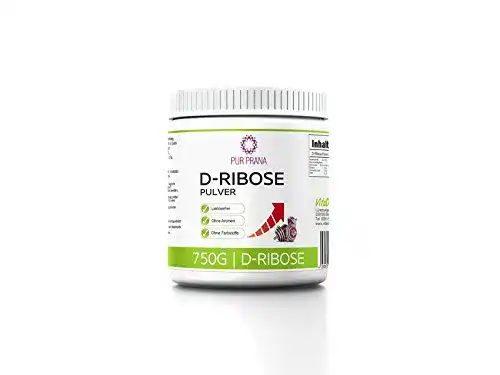 Ribose Pur Prana, 100% natürliches Pulver Leistungs- & Energie