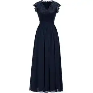 Abendkleid Dressystar Damen Elegant Ballkleider V-Ausschnitt Flora