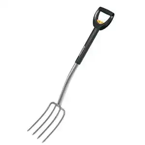 Mistgabel Fiskars Teleskop-Spatengabel, Länge 1,05 m bis 1,25 m